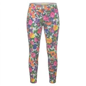 Denim Co Multicolor Skinny Floral Stretch Jeans Women Size UK 8/ US 4
